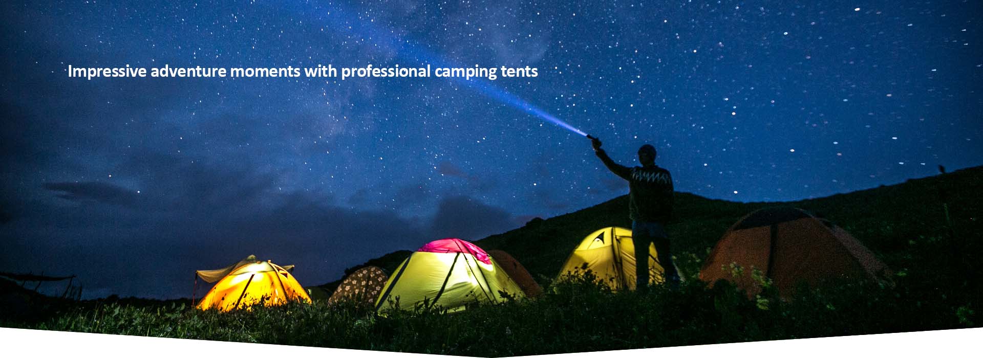 A wonderful night for you with professional camping tent