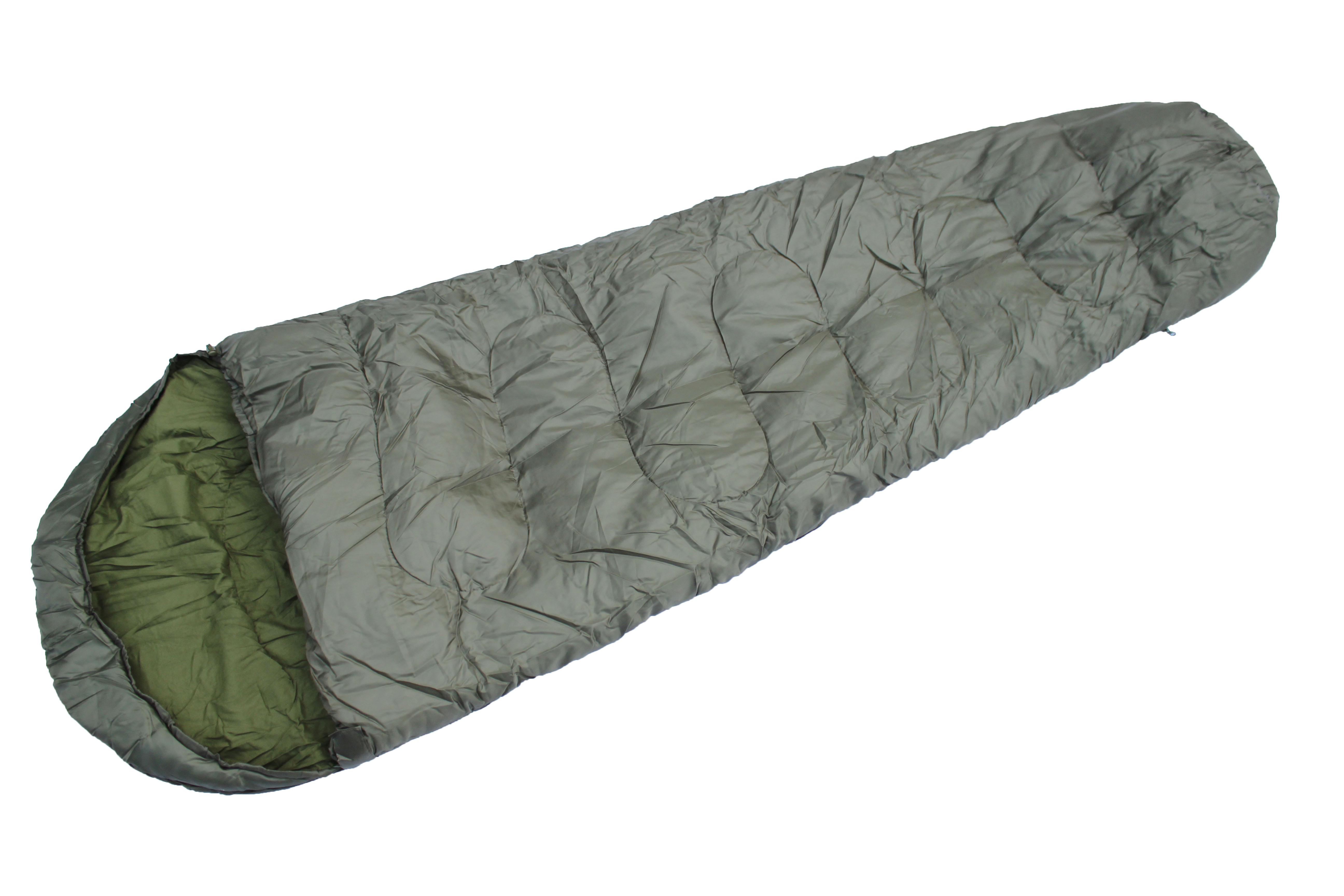 NaturGuard military army green outdoor camping Mummy sleeping bag 