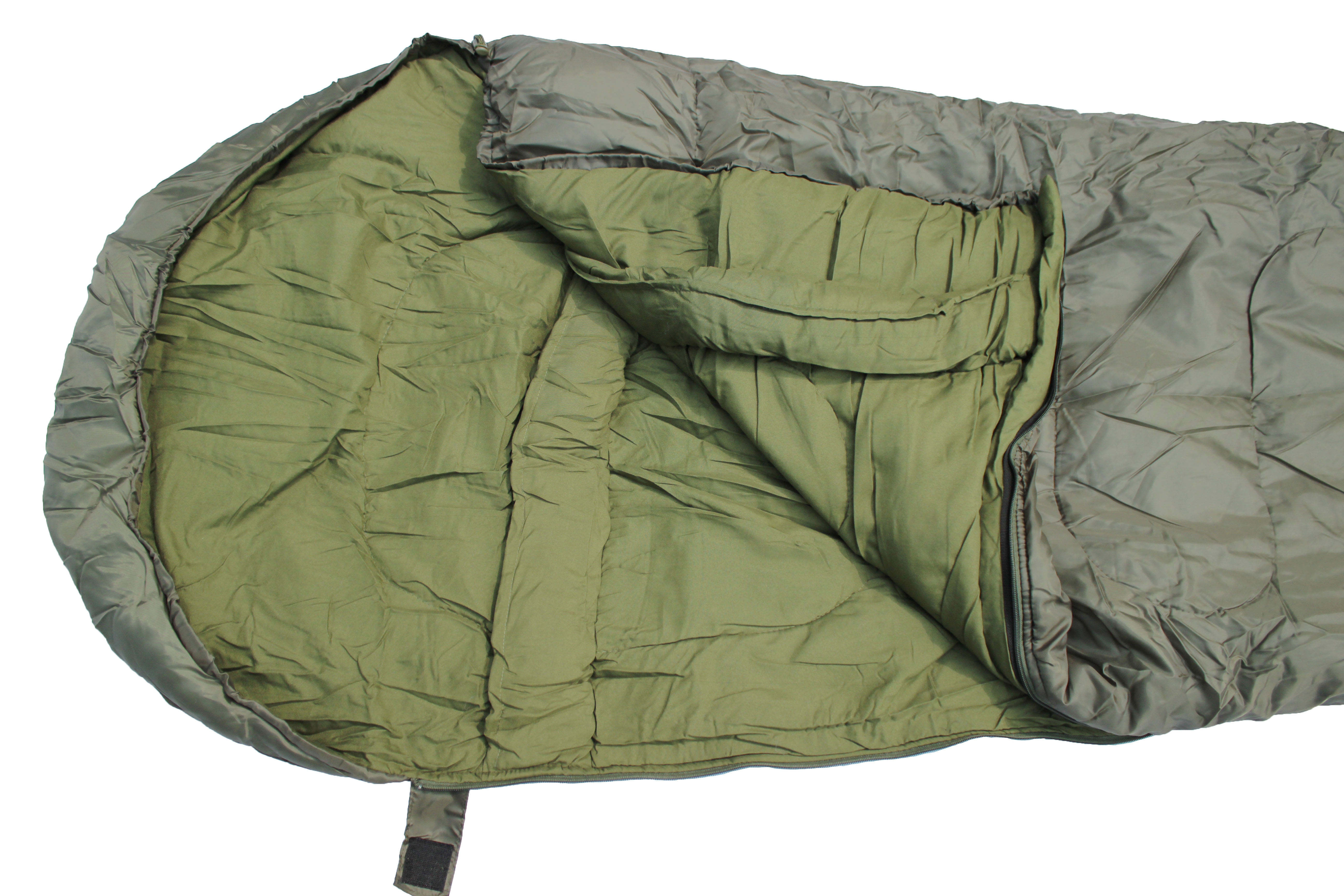 NaturGuard military army green outdoor camping Mummy sleeping bag 