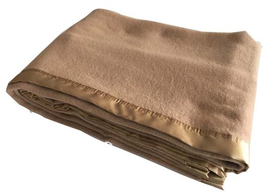 Military army Khaki wool blanket