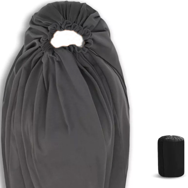 Thermal sleeping bag liner to fit mummy sleeping bag
