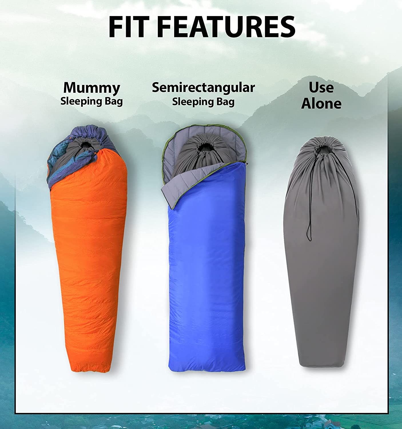 Wholesale sleeping bag liners for warmth