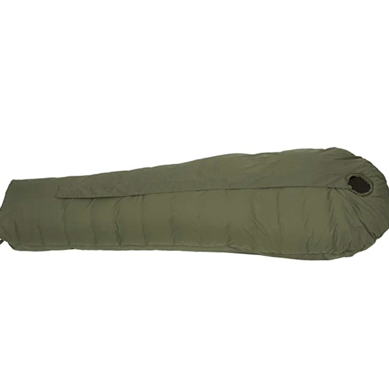 Military winter sleeping bag army mountain equipments nylon schlafsack with face opening