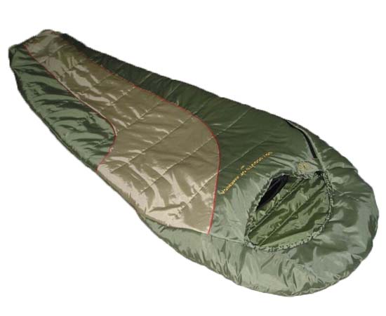 Nylon duck down Mummy sleeping bag in color matching