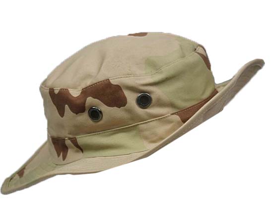 Camouflage camping hat