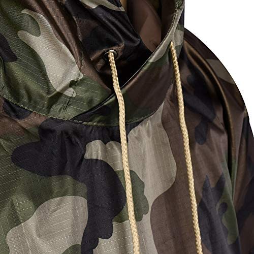 Wholesale multi functional Army Rain coat Customized men waterproof Military Black Rain coat