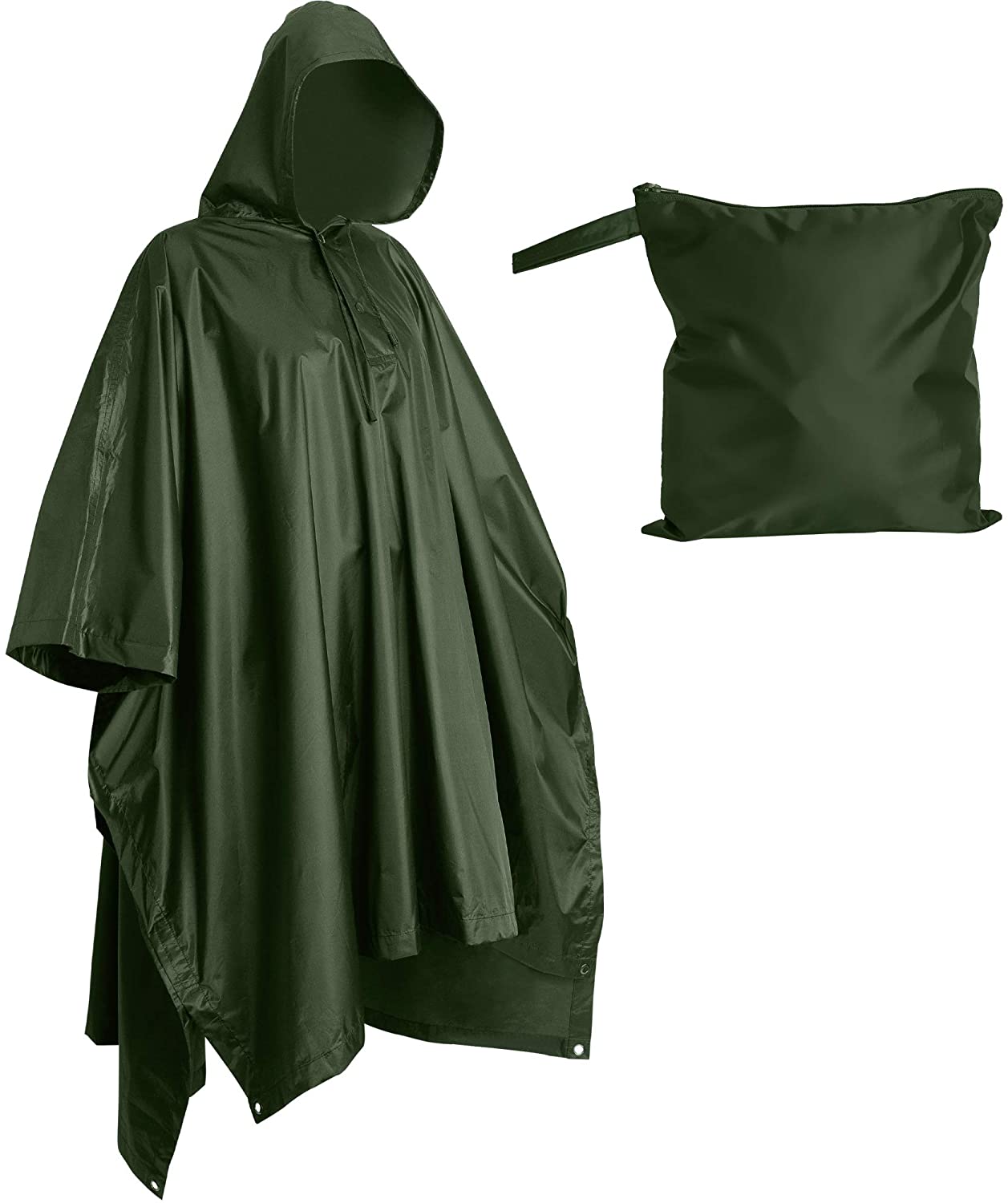 Wholesale multi functional Army Rain coat Customized men waterproof Military Rain coat with hood