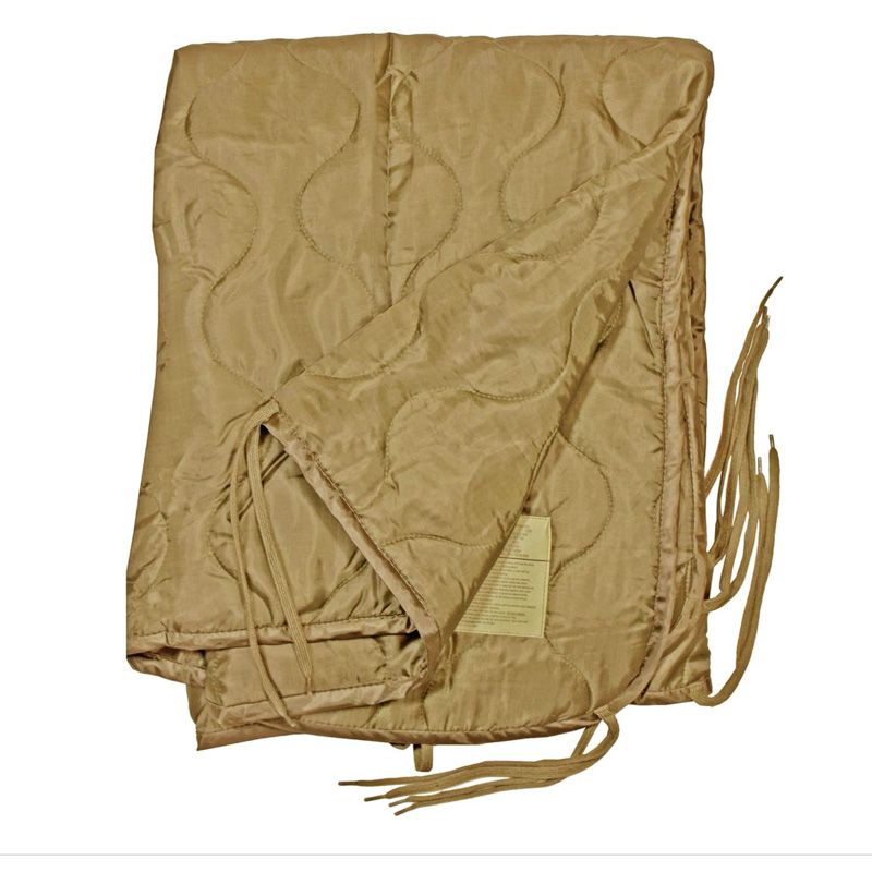 Portable Ripstop Military Style Tactical Army Quilted Poncho Liner Woobie Blanket