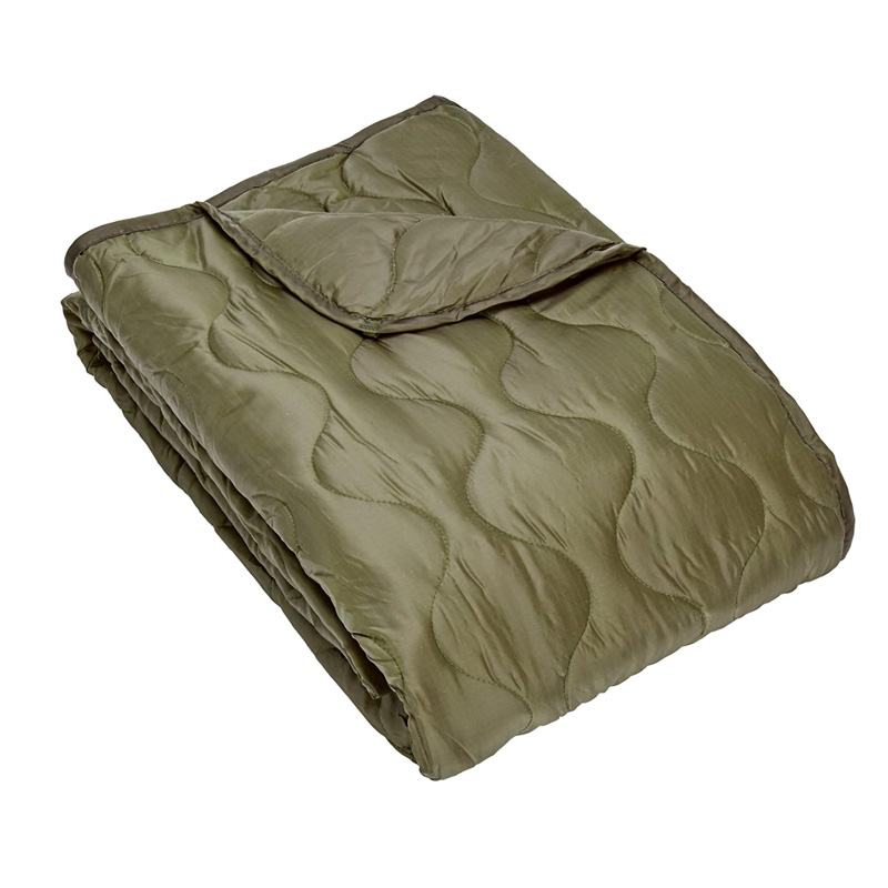 Military Tactical Army Poncho Liner Camouflage Water repellent Woobie Quilted Blanket