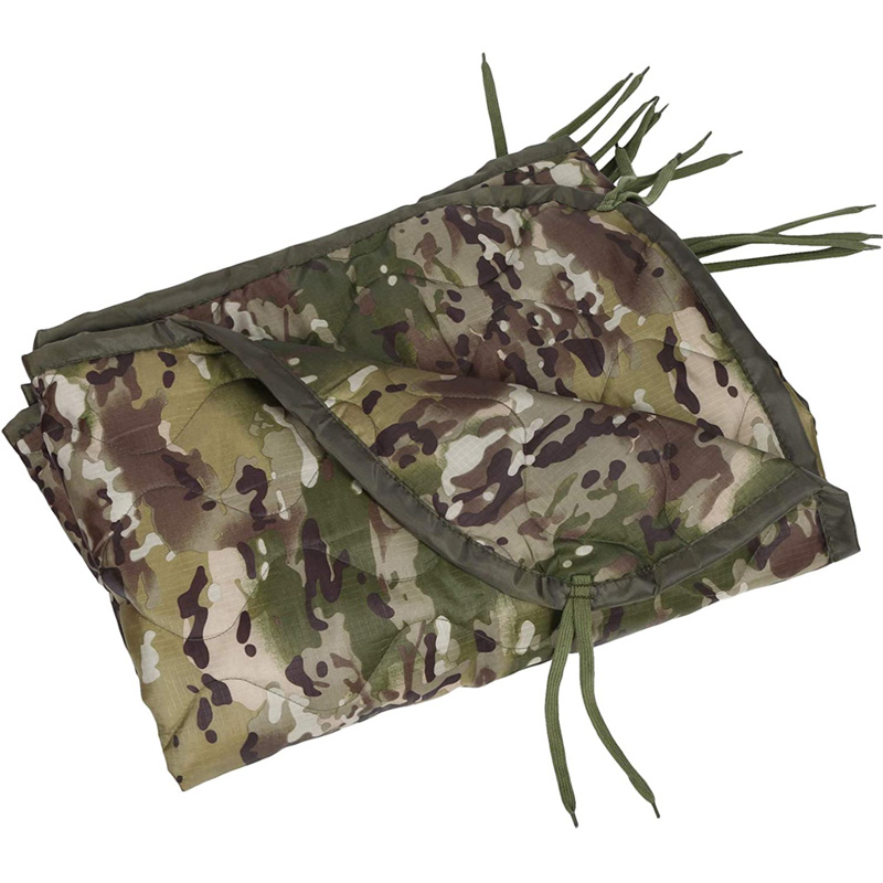 Genuine US Military All Weather Poncho Liner/Blanket Woodland Woobie Blanket 