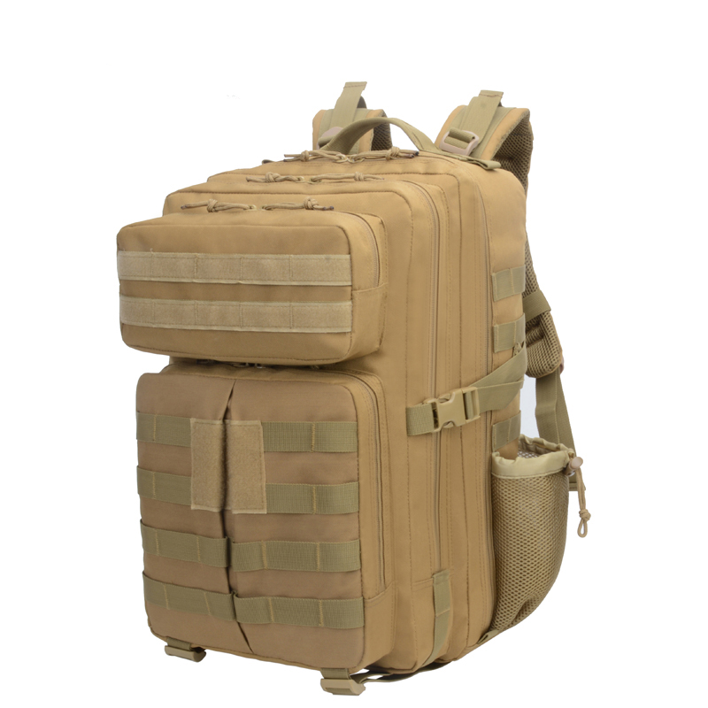 Army tactical backpack in big capacity combat backpack with label patch