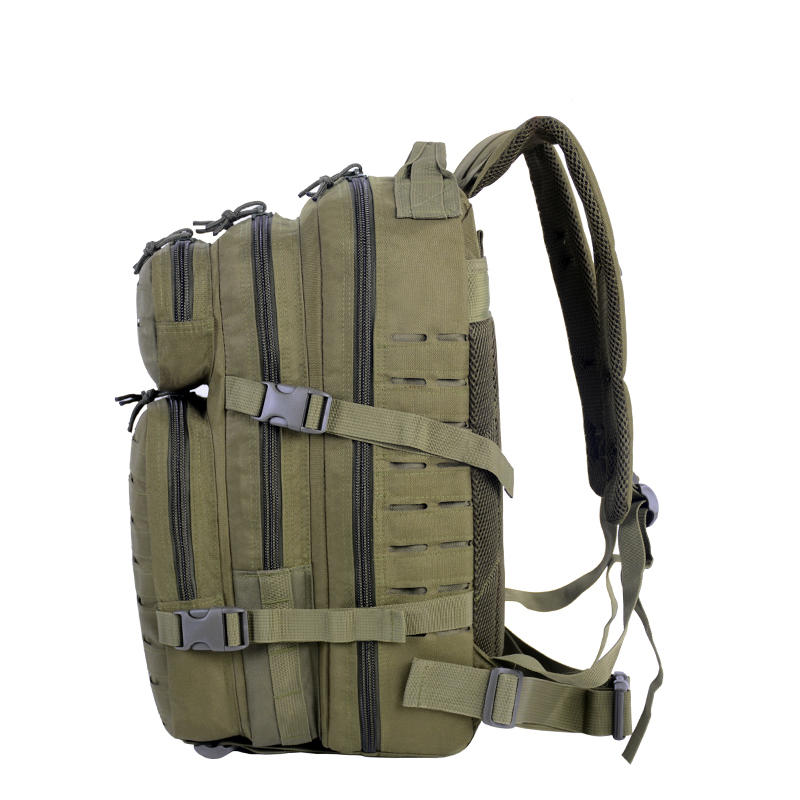 Army tactical backpack in big capacity combat backpack with laser cutting 
