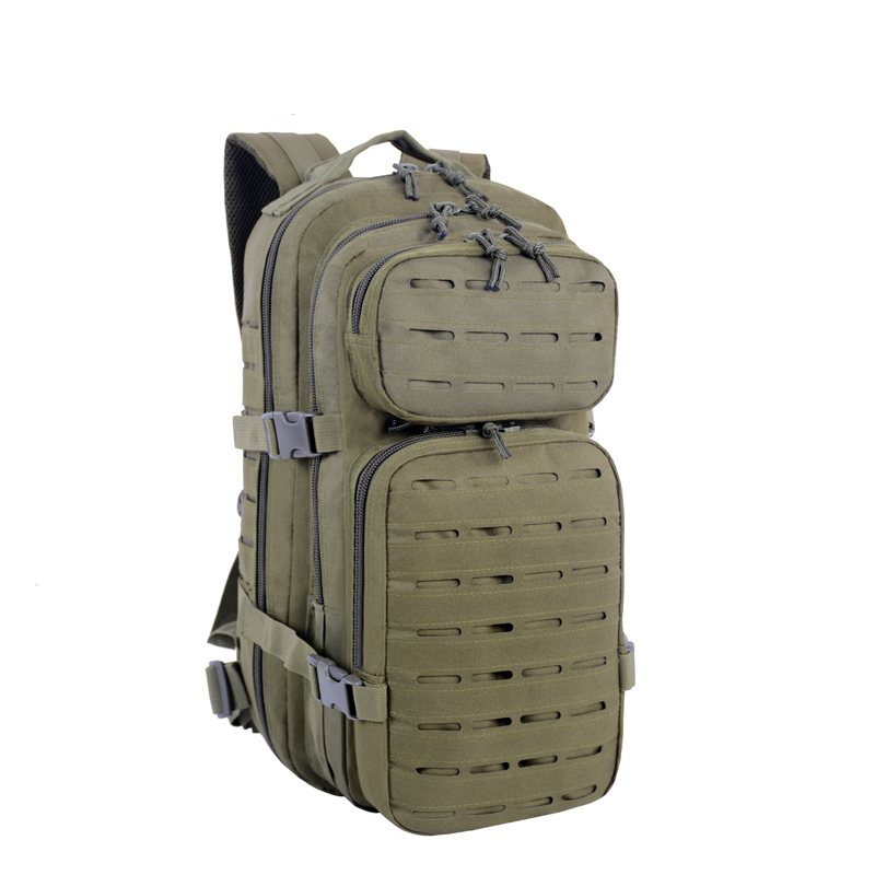 Army tactical backpack in big capacity combat backpack with laser cutting 