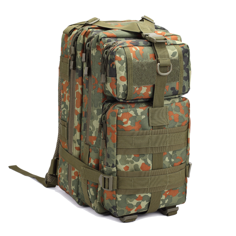 army tactical backpack in camouflage pattern for casual sports backpack