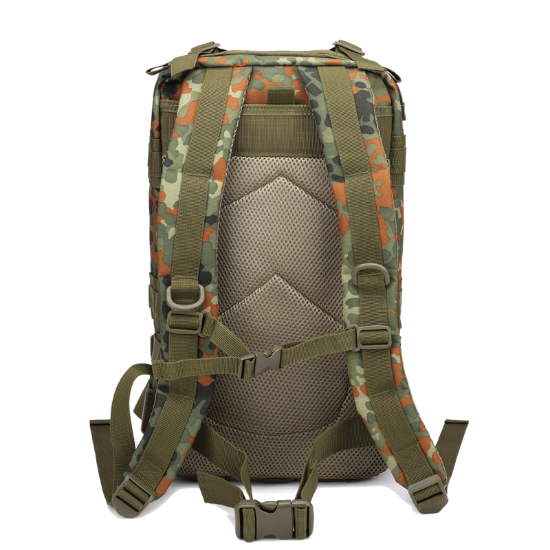 army tactical backpack in camouflage pattern for casual sports backpack