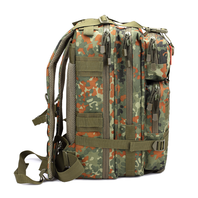 army tactical backpack in camouflage pattern for casual sports backpack