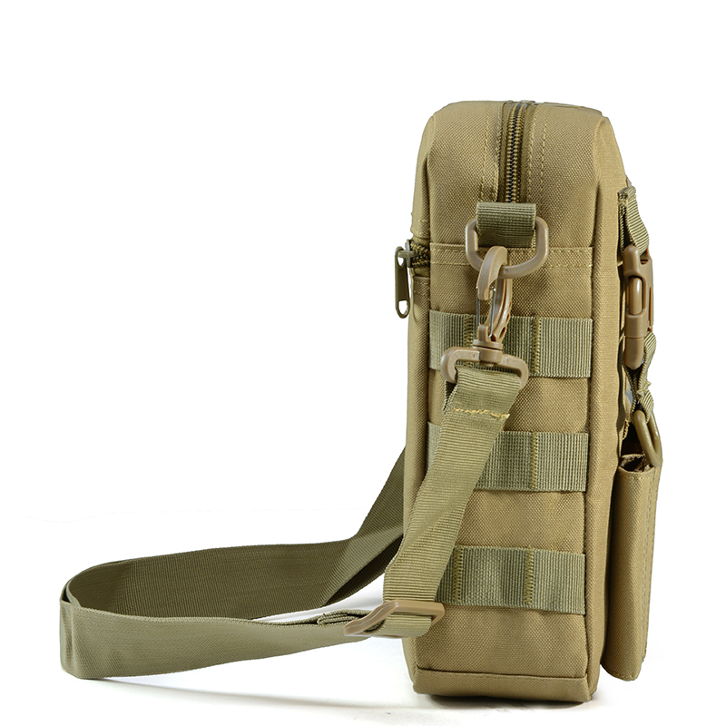 Military tactical pouch in molle system design with shoulder straps for medical kit