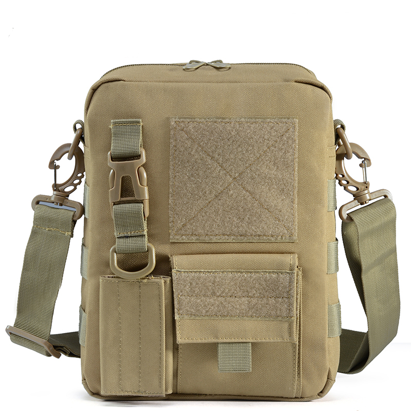 Military tactical pouch in molle system design with shoulder straps for medical kit