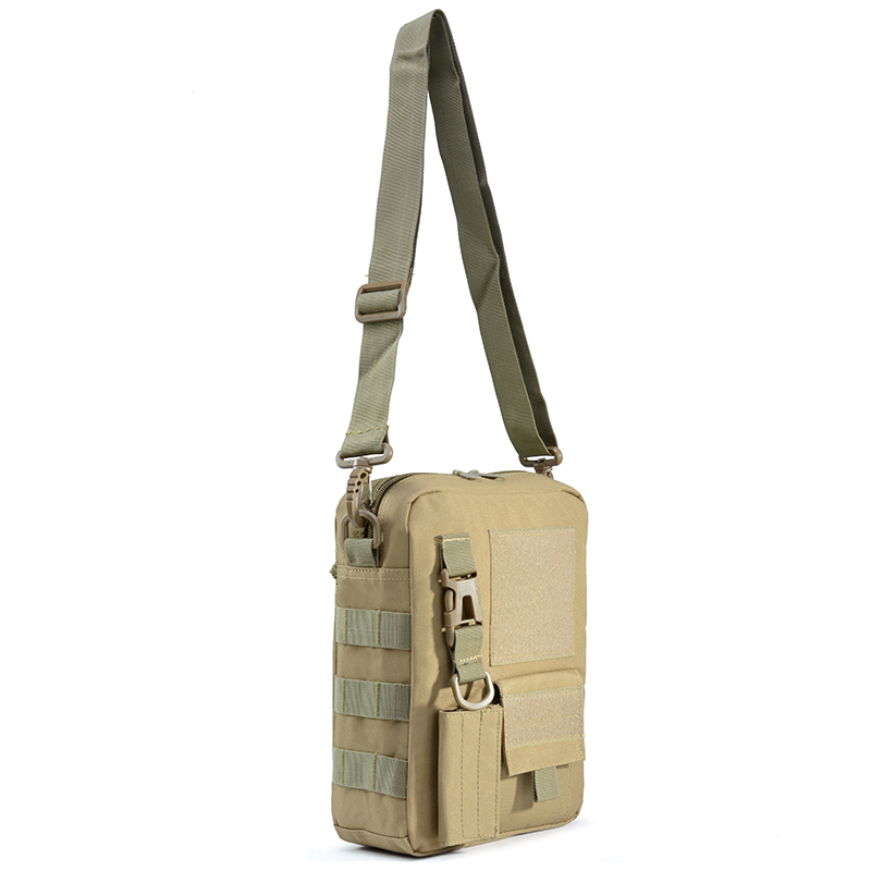 Military tactical pouch in molle system design with shoulder straps for medical kit