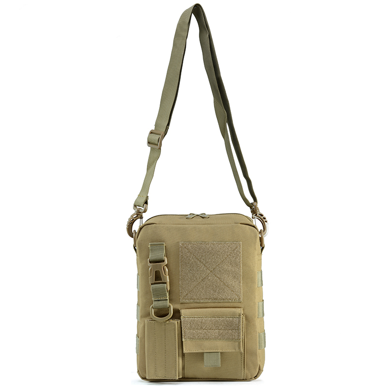 Military tactical pouch in molle system design with shoulder straps for medical kit