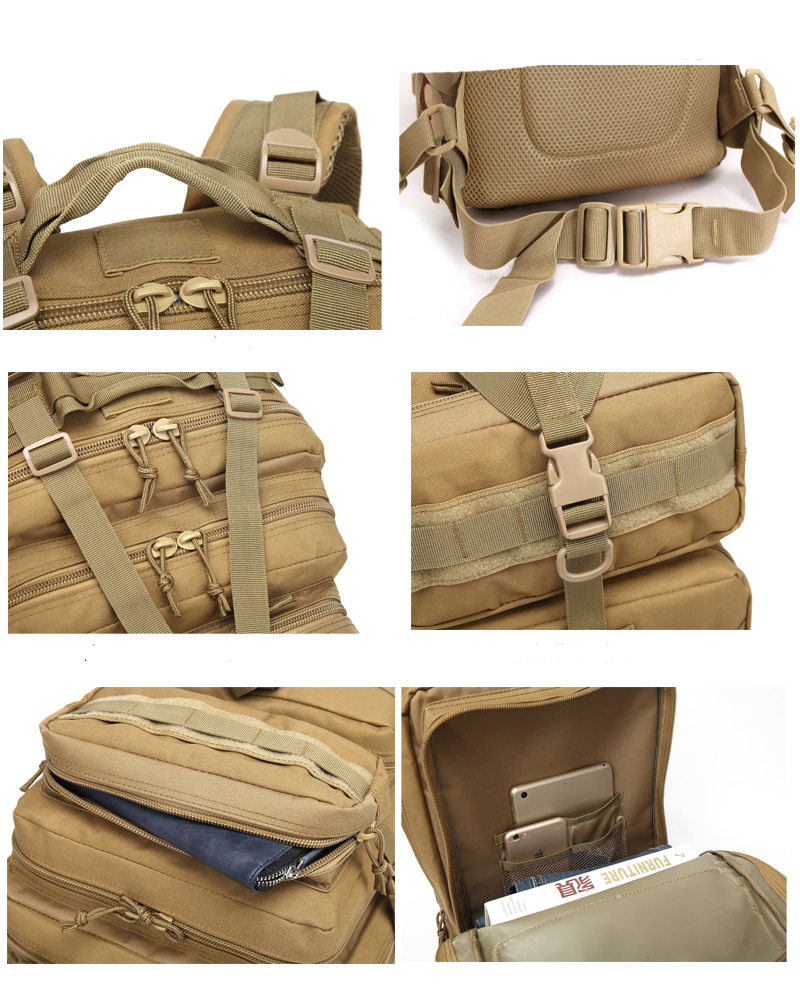 ​Military backpack in big capacity tactical backpack with molle system