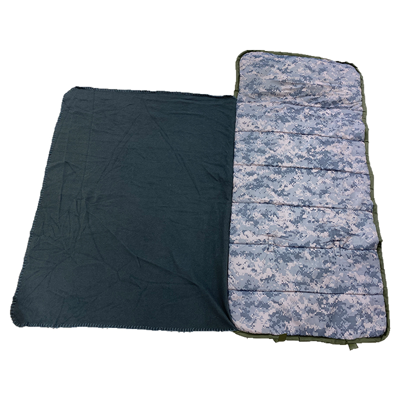 Wholesale kids sleeping bag with fleece blanket and sleeping mat