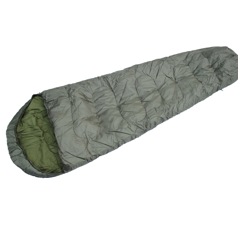 NaturGuard military army green outdoor camping Mummy sleeping bag 