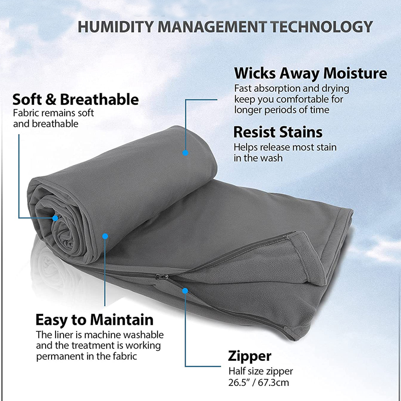 Wholesale sleeping bag liners for warmth