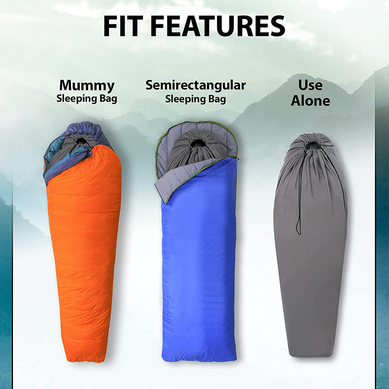 Wholesale sleeping bag liners for warmth
