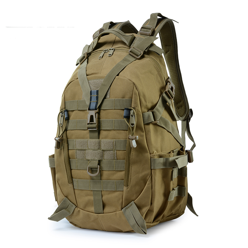 Military backpack 25L tactical gear bag waterproof for outdoors with reflective tape