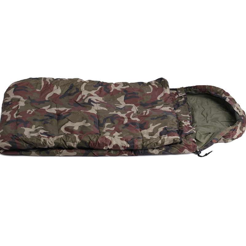 NaturGuard Outdoor warm sleeping bag with hoody