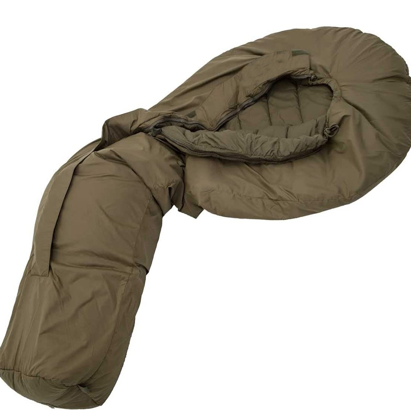 Military cold winter polyamid sleeping bag waterproof schlafsack for extreme temp in -18degrees 