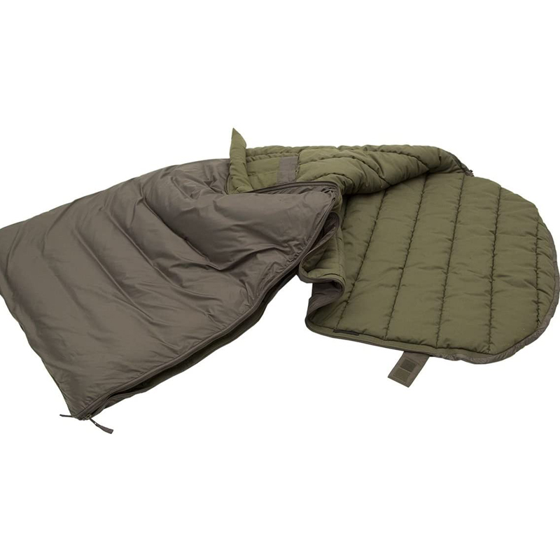 Outdoor envelope sleeping bag schlafsack sleeping bag blanket with L shape zipper