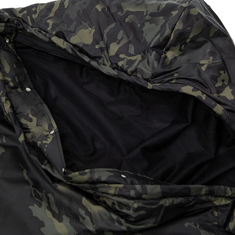 Black multi-camo Schlafsack Outdoor lightweight summer mummy sleeping bag with mosquito net