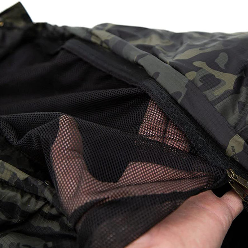 Black multi-camo Schlafsack Outdoor lightweight summer mummy sleeping bag with mosquito net