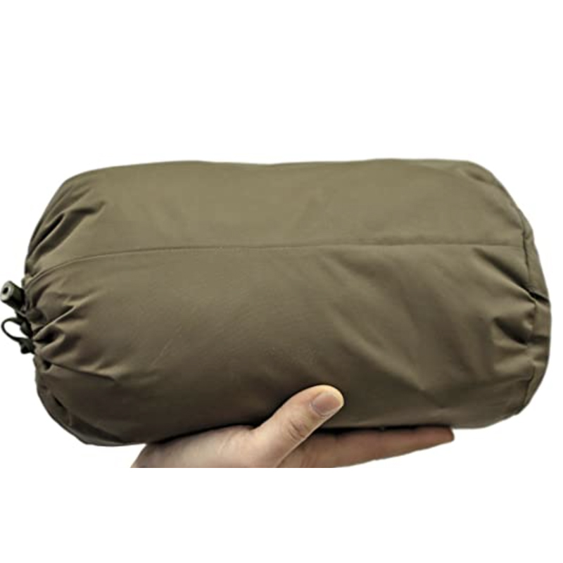 Army green fleece sleeping bag camping blanket with zipper for armee schlafsack