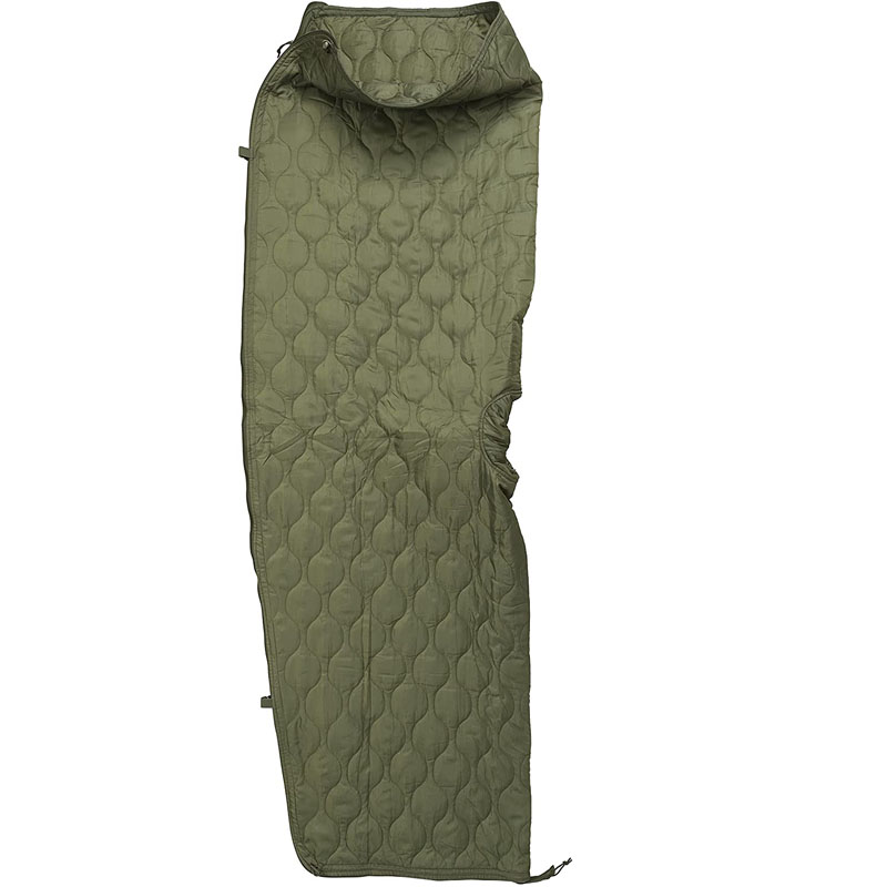 Outdoor camping multi-functional poncho liner hoodie woobie army blanket