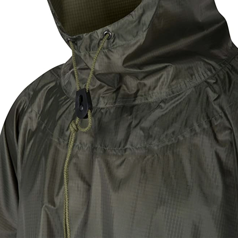 Waterproof Army outdoor long style rain Poncho U.S Model with hoody and snaps